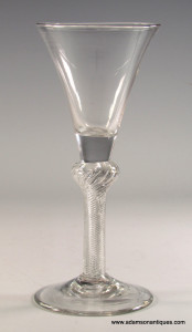 Large Composite Stem Wine Glass C 1750/55