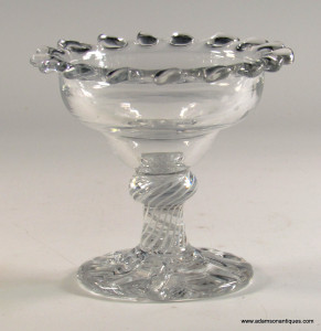 Opaque Twist Sweetmeat Glass C 1760/65