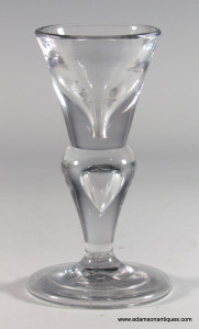 Deceptive Baluster Dram Glass C 1710/15