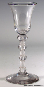 Four Knop Opaque twist Wine Glass C 1765/70