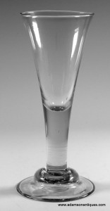 Large Plain Stem Ale Goblet C 1720/25