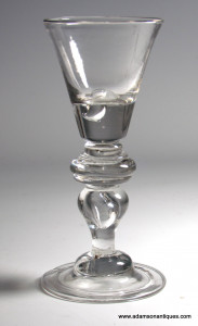 Heavy Baluster Wine Glass C 1710/15